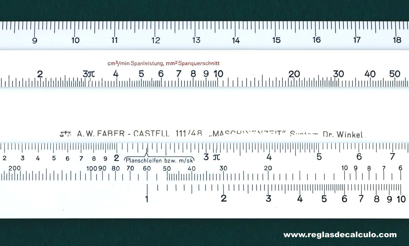 Faber Castell 111/48 Regla de Calculo Slide rule