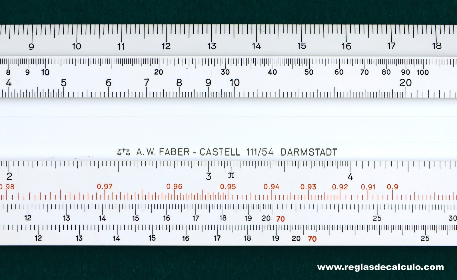 Faber Castell 111/54 Regla de Calculo Slide rule
