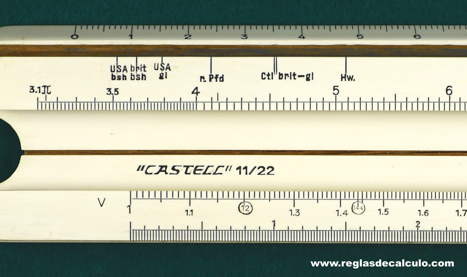 Faber Castell 11/22 Regla de Calculo Slide Rule