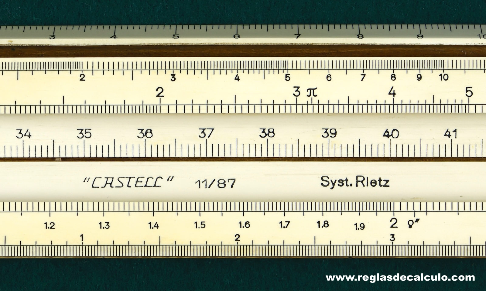 Faber Castell 11/87 Regla de Calculo Slide Rule