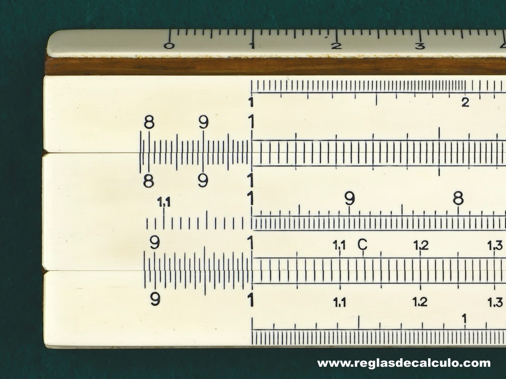 Faber Castell 11/87K Regla de Calculo Slide Rule