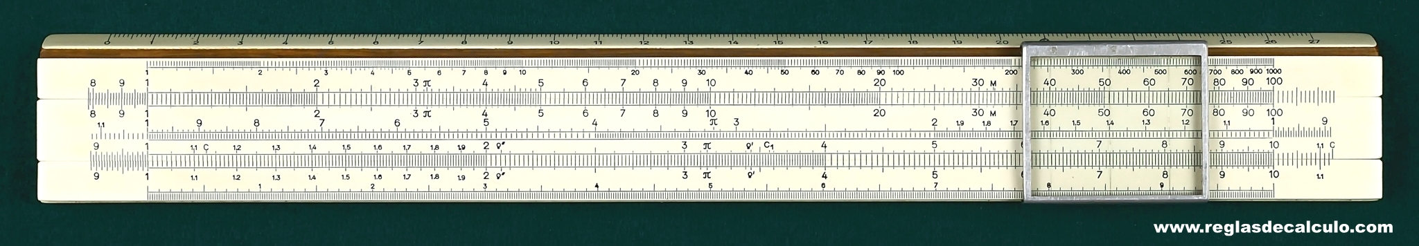Faber Castell 11/87K Regla de Calculo Slide Rule