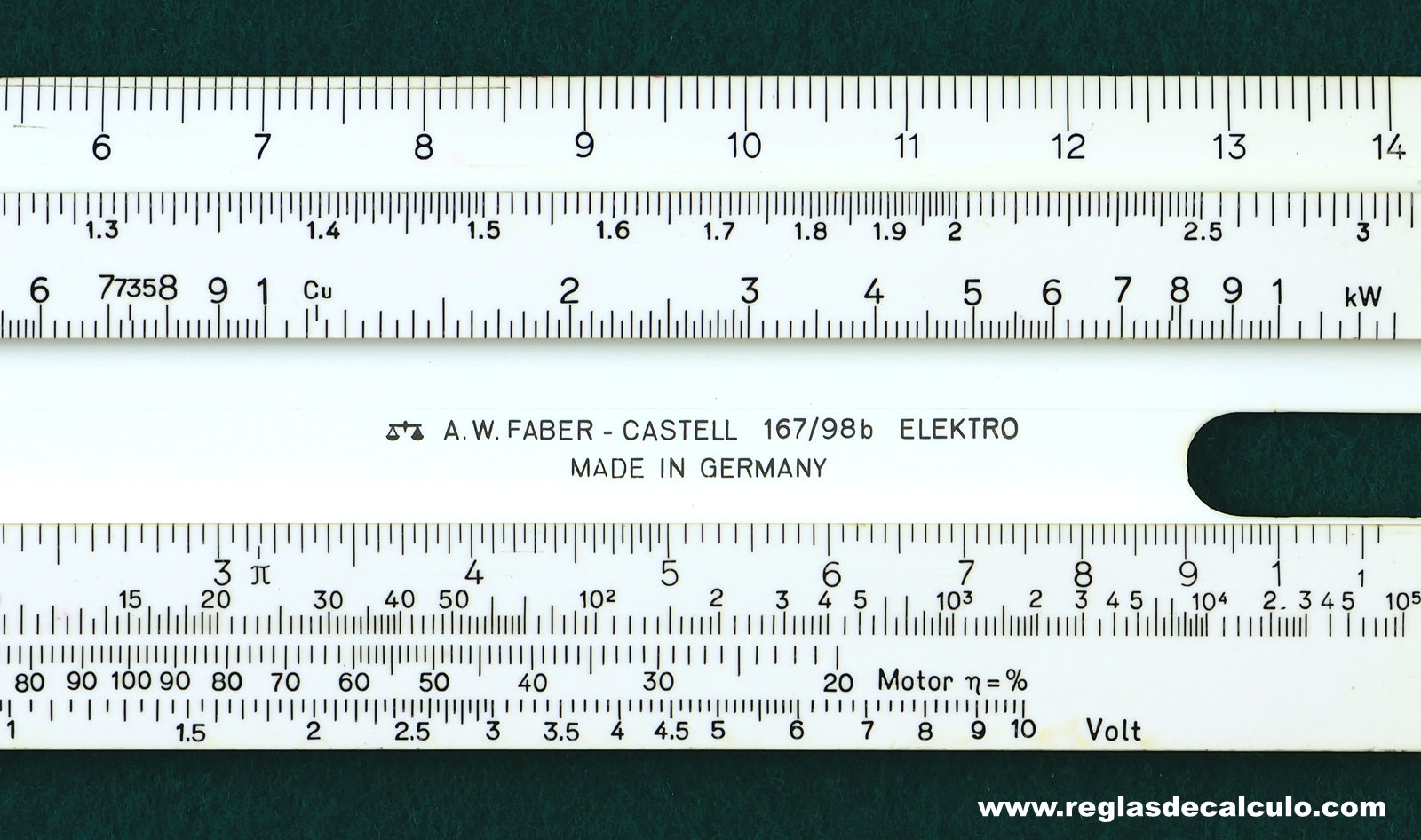 Faber Castell 167/98g Regla de Calculo Slide rule