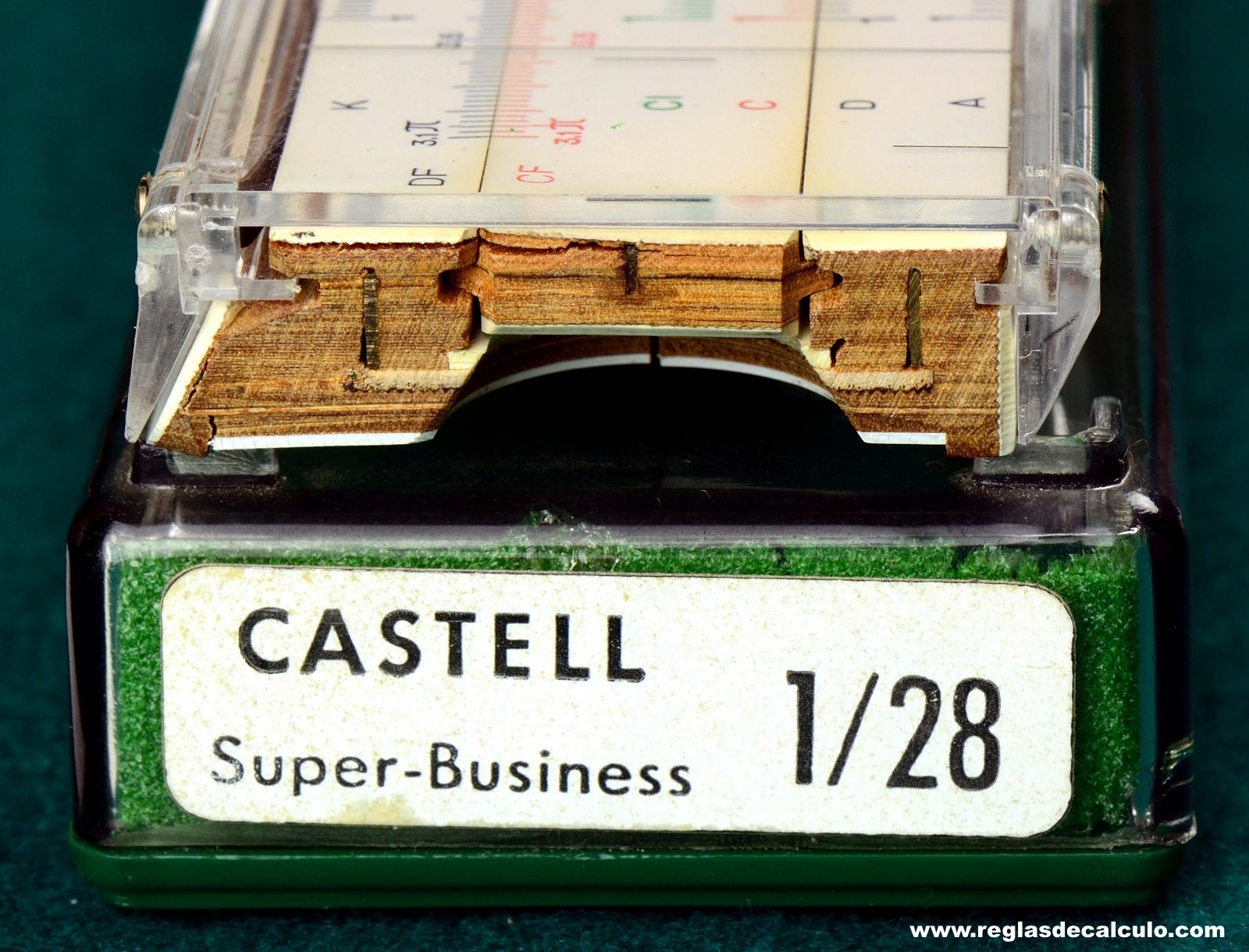 Regla de Calculo Slide rule Faber Castell 1/28 Super_Business