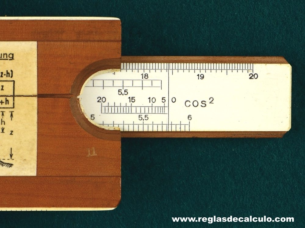 Regla de Calculo Slide rule Faber Castell 1/38