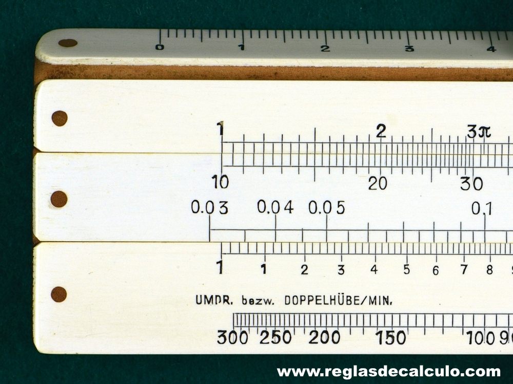 Regla de Calculo Slide Rule Faber Castell modelo 1/48/348 Sist. Dr. Winkel