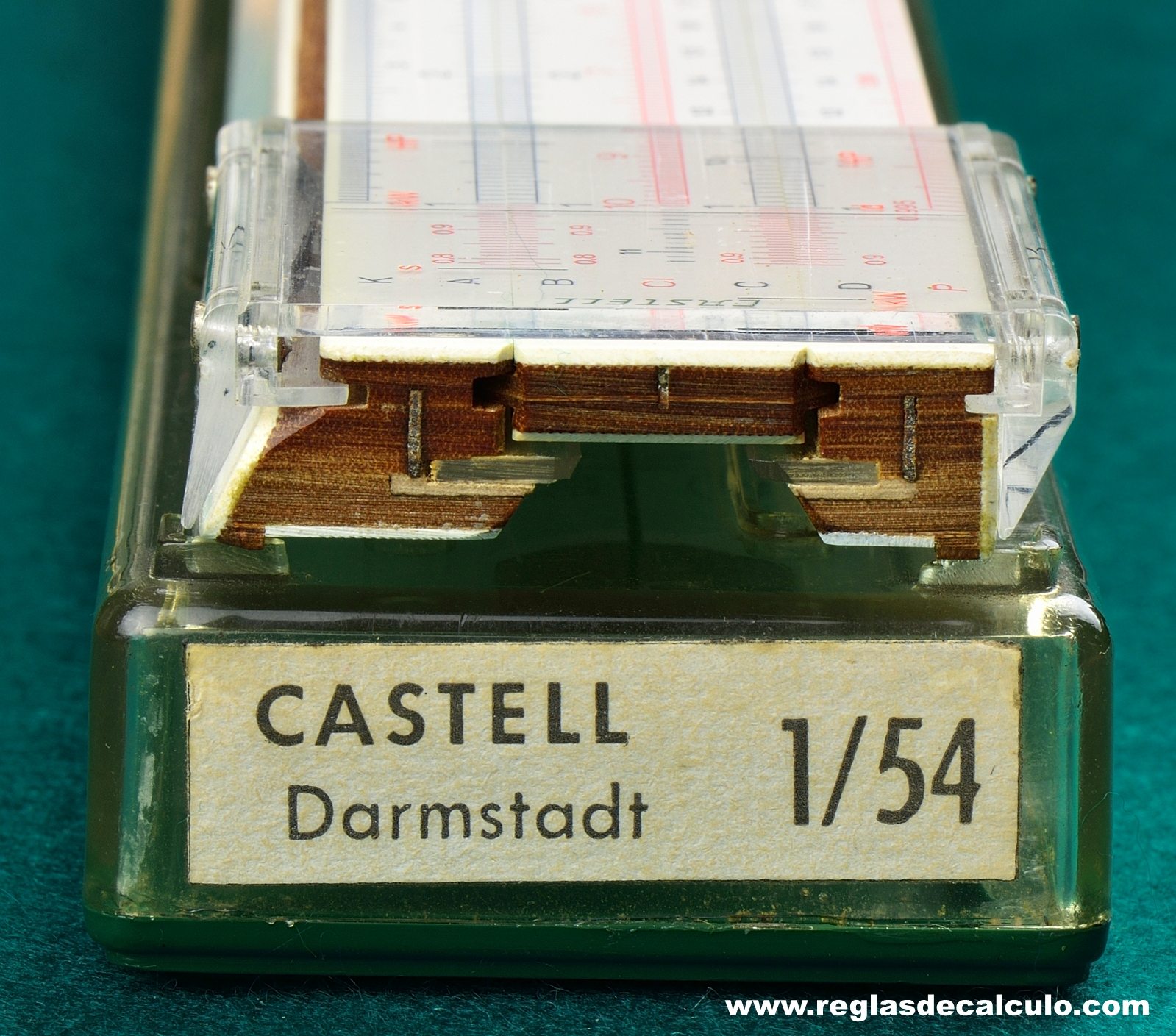 Regla de Calculo Slide rule Faber Castell 1/54 Darmstadt
