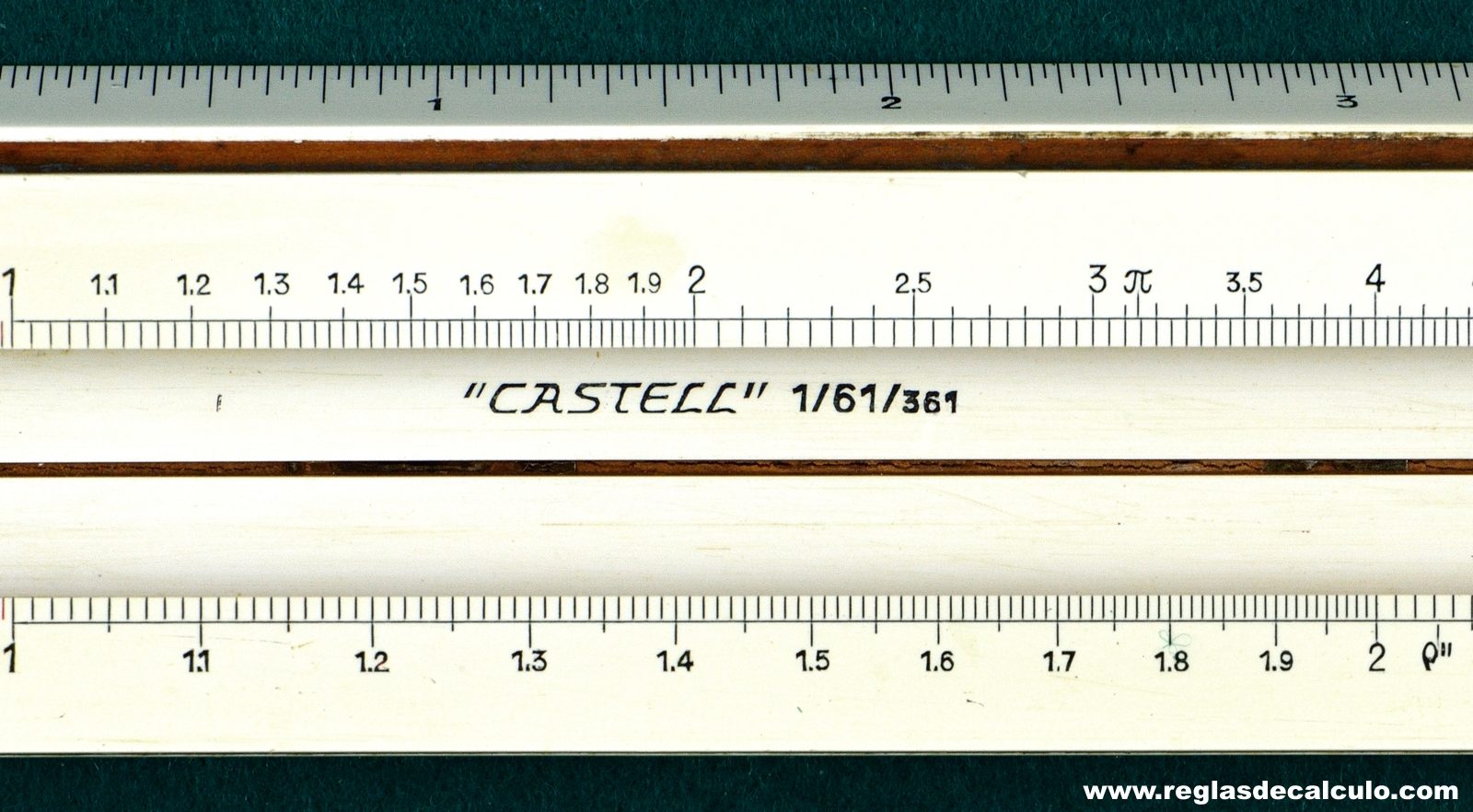 Regla de Calculo Slide rule Faber Castell 1/61/361