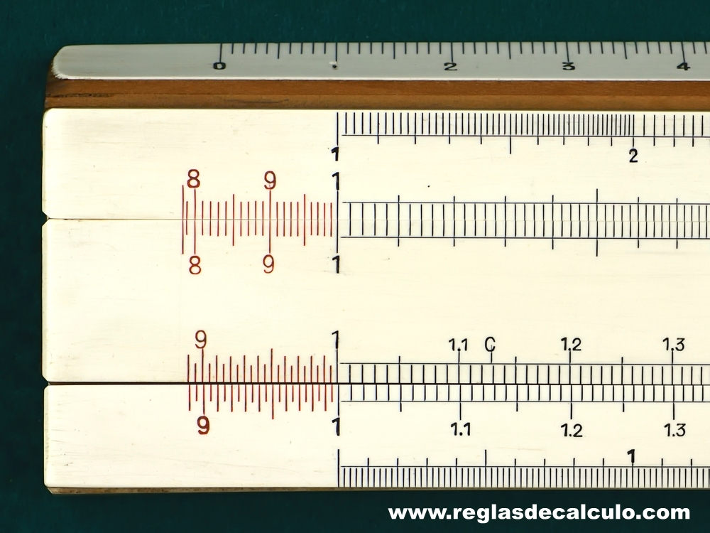 Regla de Calculo Slide rule Faber Castell 1/75/375