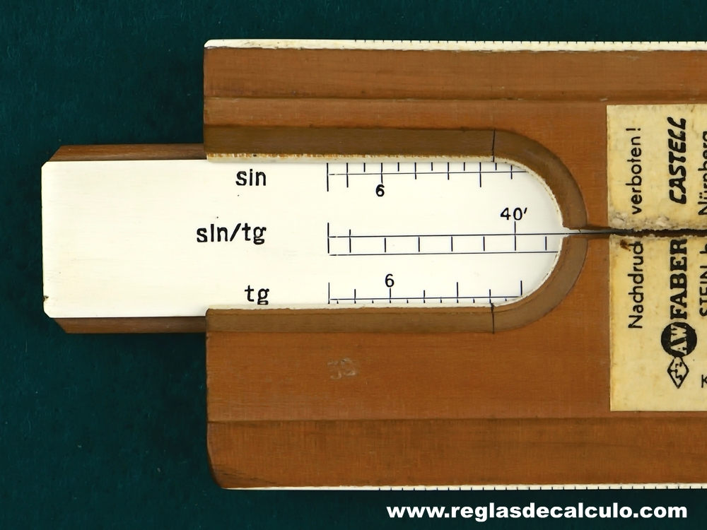 Regla de Calculo Slide rule Faber Castell 1/75/375