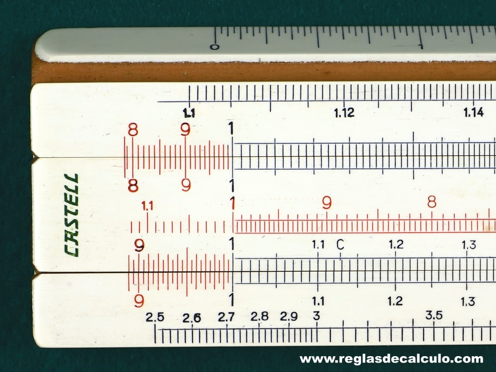 Regla de Calculo Slide rule Faber Castell 1/92