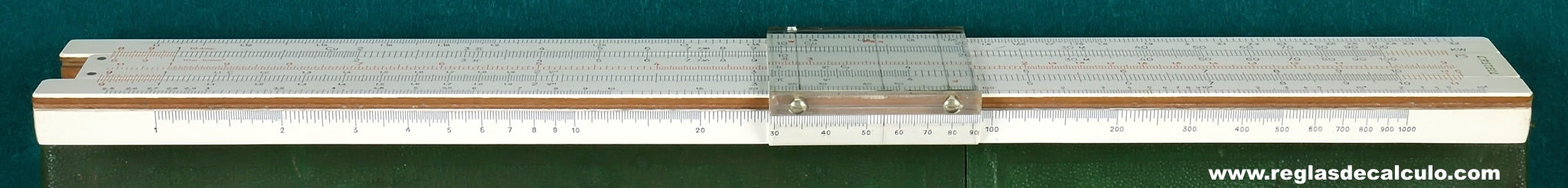 Regla de Calculo Slide rule Faber Castell 1/98 Elektro