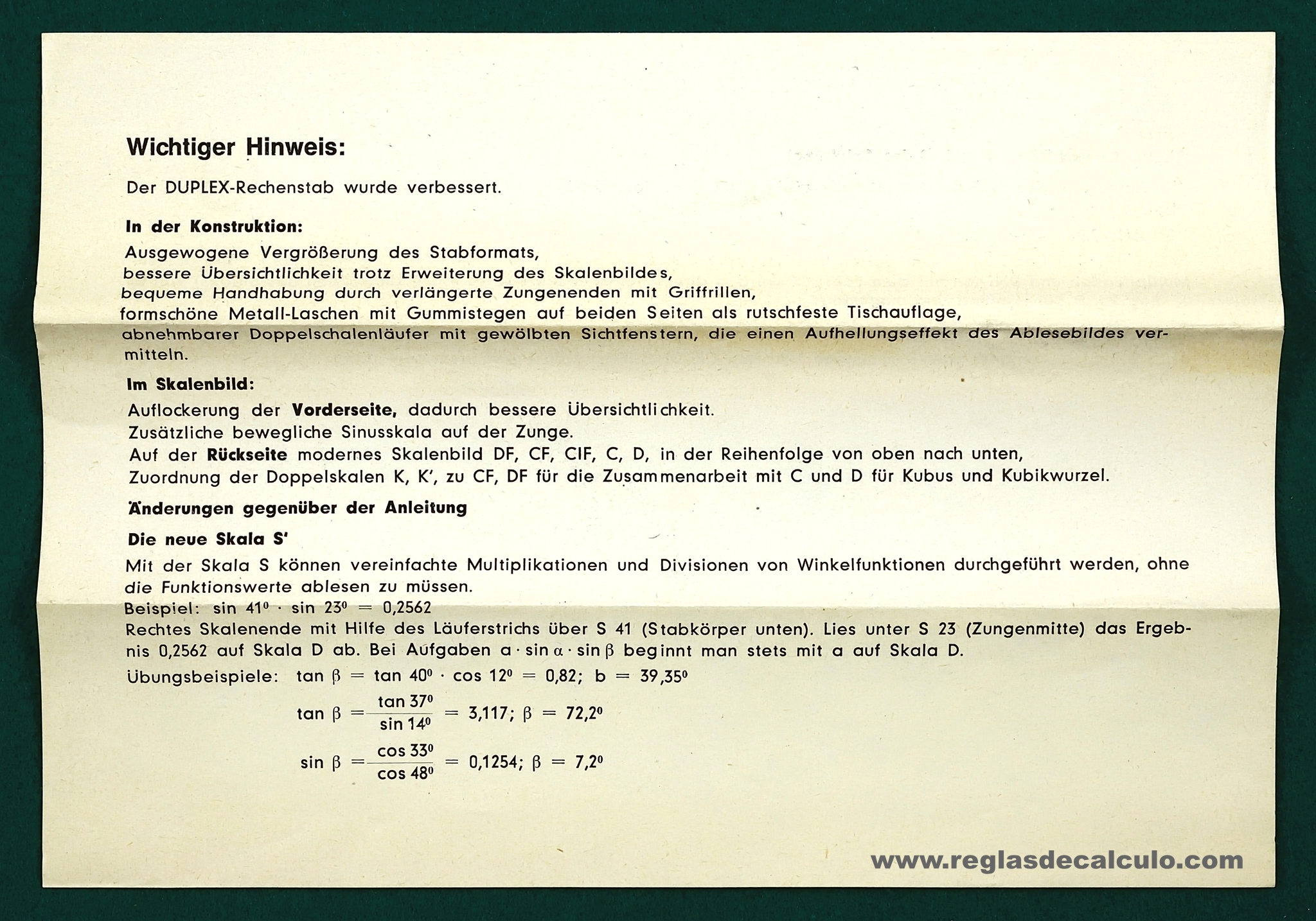 Faber Castell 2/82N Regla de Calculo Slide rule