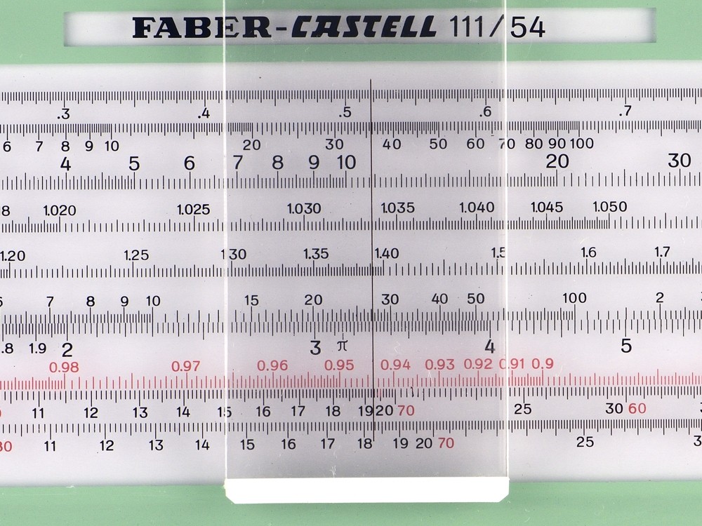 Regla de Calculo Slide rule Faber Castell 111/54
