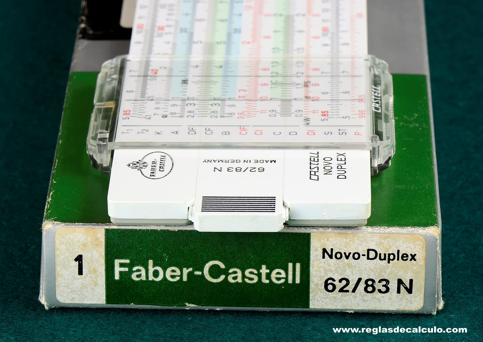 Regla de Calculo Slide rule Faber Castell 62/83N