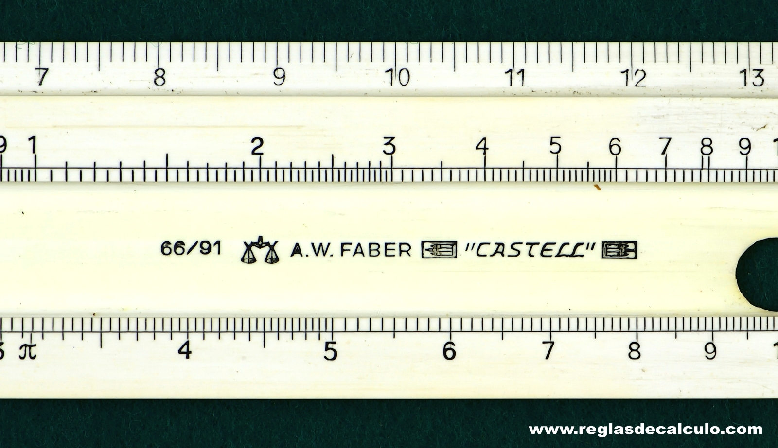 Faber Castell 66/91 Regla de Calculo Slide rule