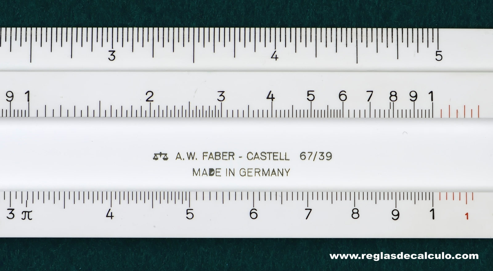 Faber Castell 67/39 Regla de Calculo Slide rule