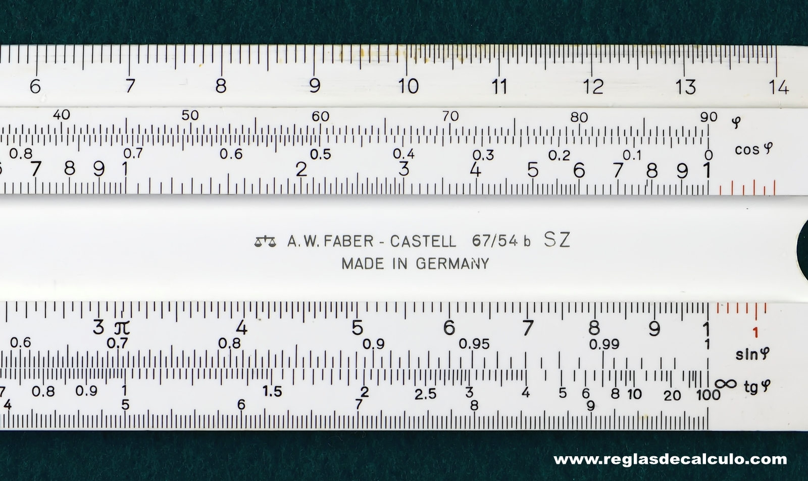 Faber Castell 67/54b SZ Regla de Calculo Slide rule