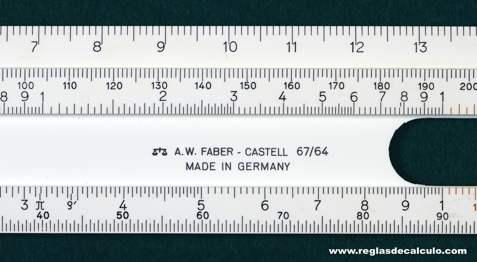 Faber Castell 67/64 Regla de Calculo Slide rule