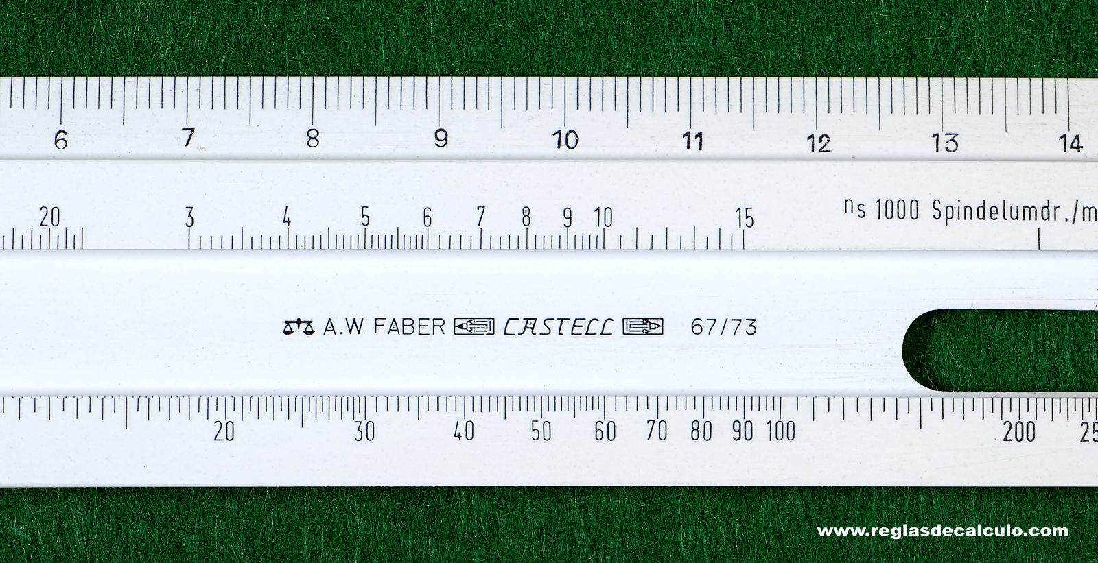 Faber Castell 67/73 Regla de Calculo Slide rule