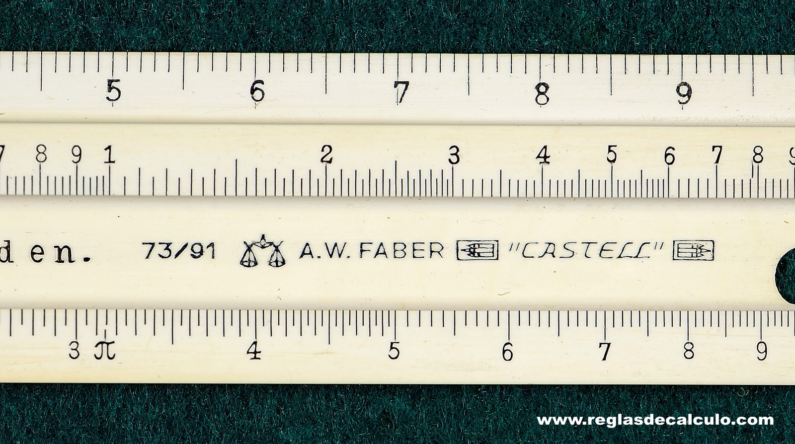 Faber Castell 73/91 Regla de Calculo Slide rule