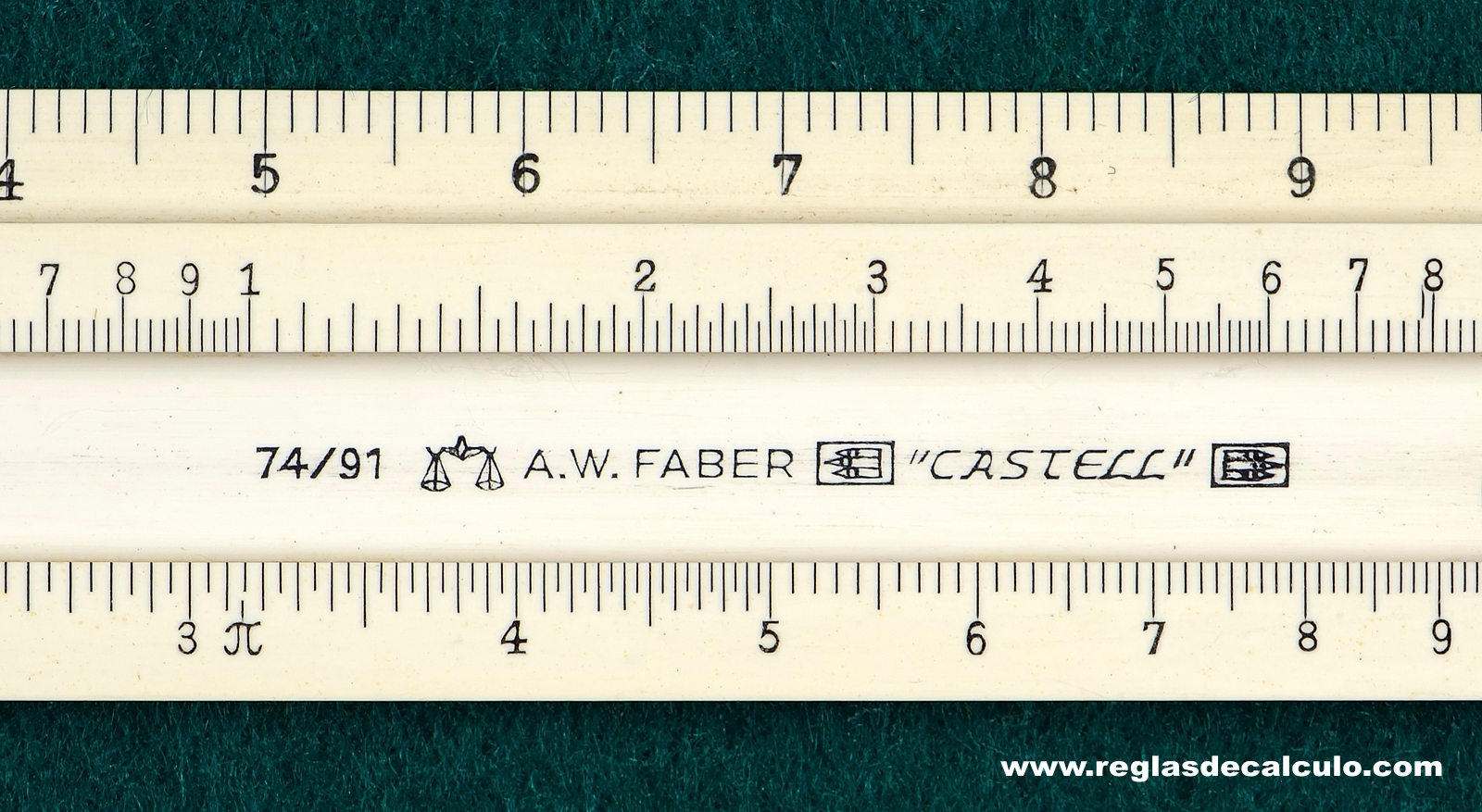 Faber Castell 74/91 Regla de Calculo Slide rule