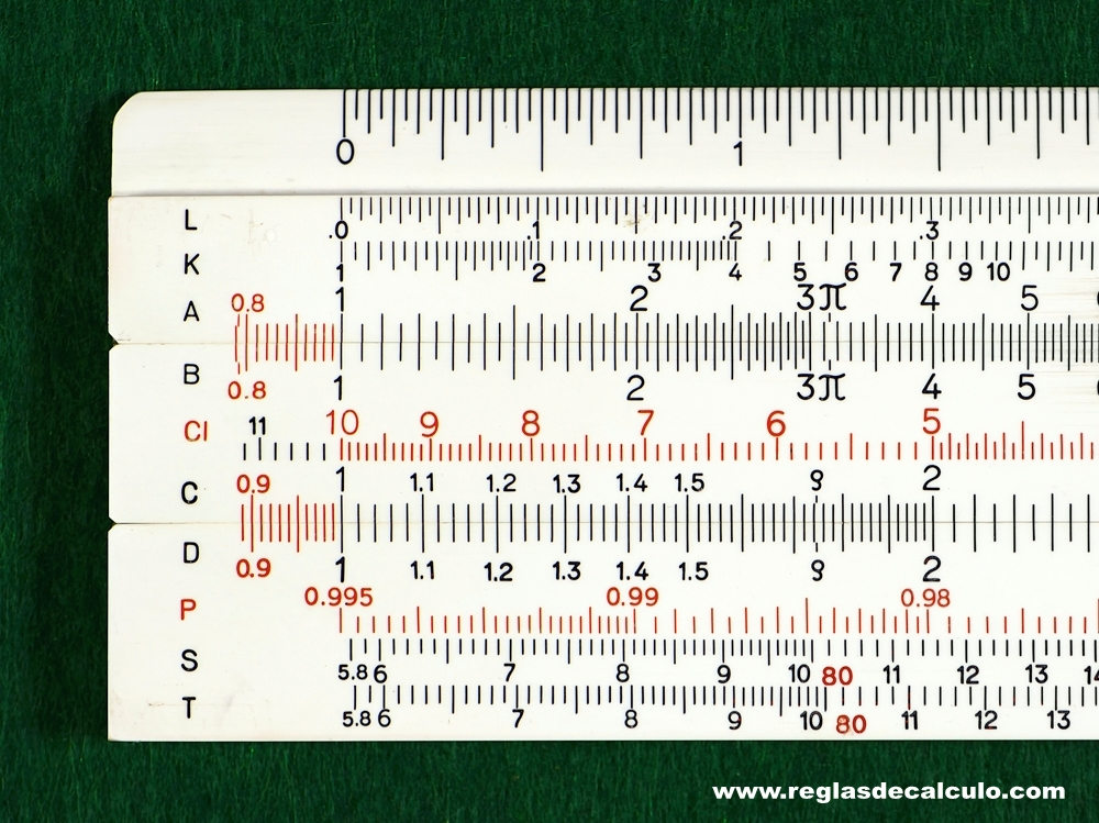 Regla de Calculo Slide rule Dietzgen 1733
