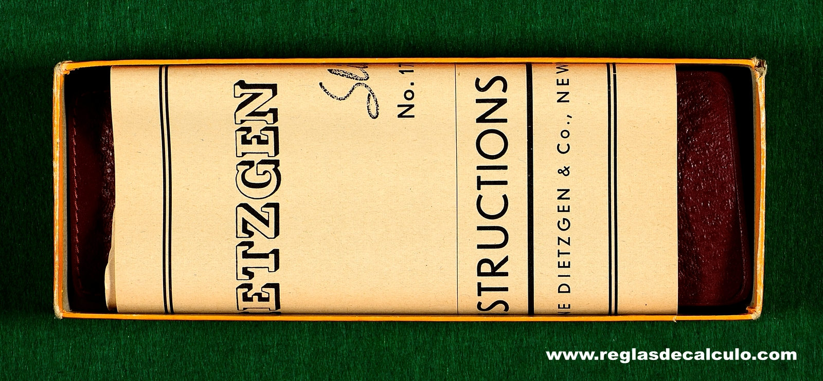 Regla de Calculo Slide rule Dietzgen 1733