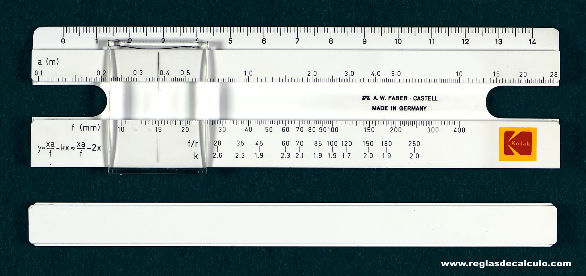Faber Castell Kodak Regla de Calculo Slide rule