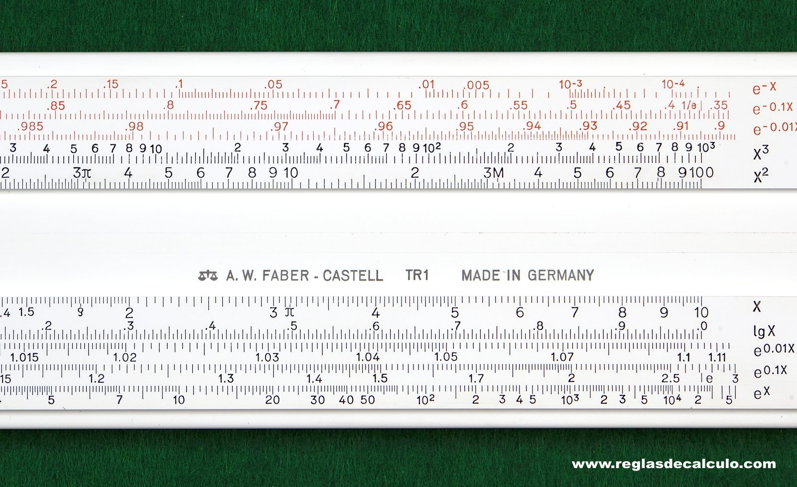 Faber Castell TR1 Regla de Calculo Slide rule