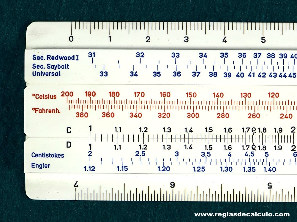 Faber Castell Esso V.I. 70-80 Regla de Calculo Slide rule