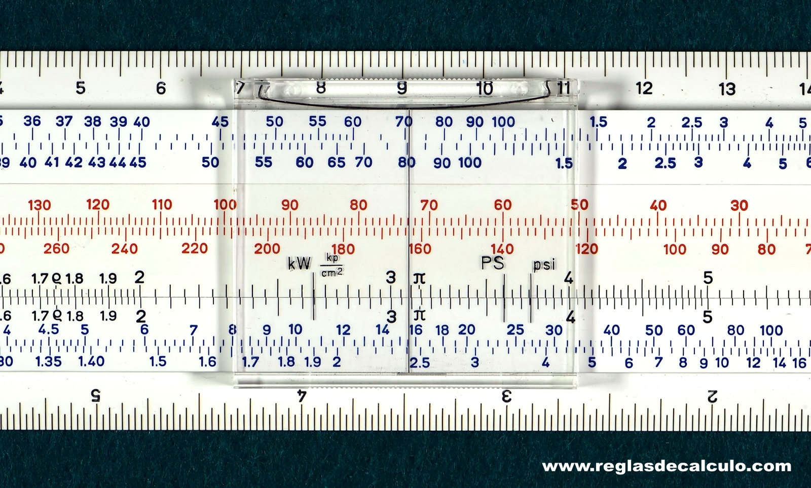 Faber Castell Esso V.I. 70-80 Regla de Calculo Slide rule