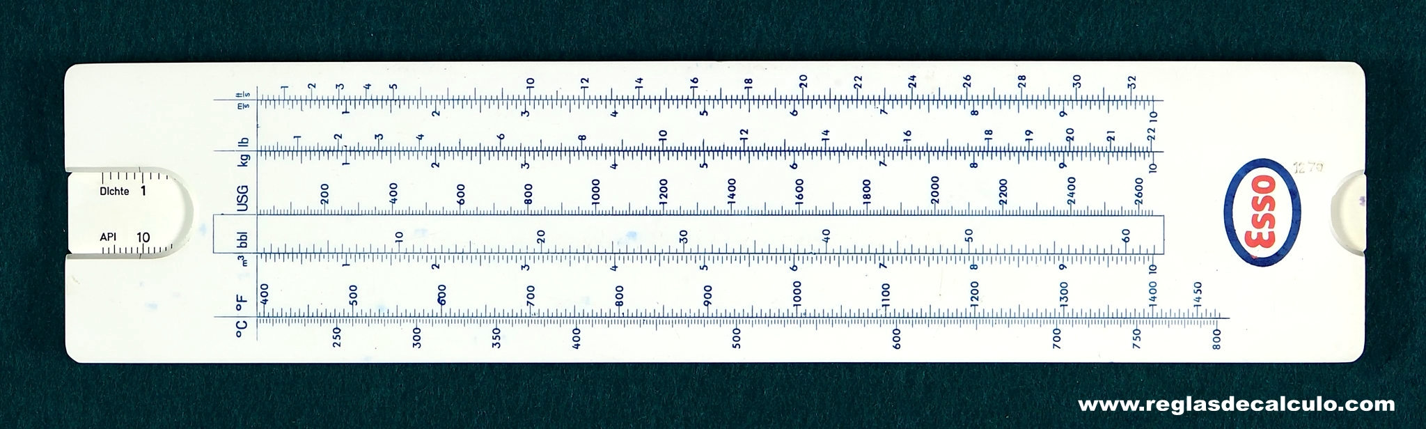 Faber Castell Esso V.I. 70-80 Regla de Calculo Slide rule